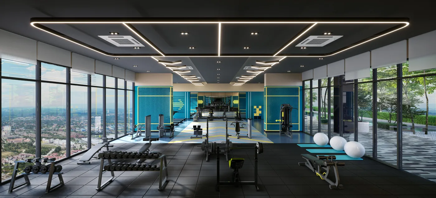 D'Evia indoor fitness space