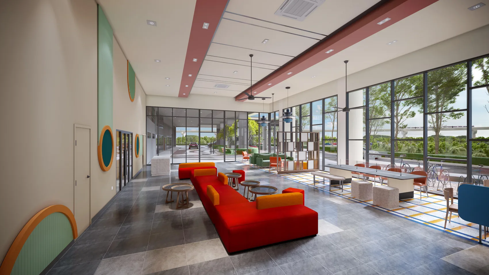 D'Evia residents lounge and shared area